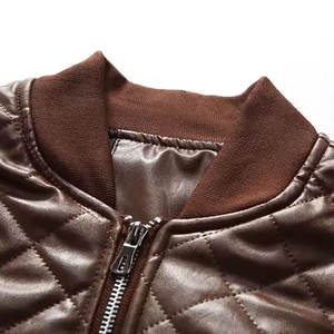 Chaqueta de cuero para hombre al mejor precio, chaqueta de cuero de alta calidad, chaqueta de cuero cómoda a la venta - Product Image 5