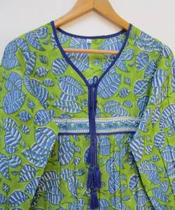 คอลเลกชัน2023ชุด Maxi Kaftan ชุดยาวย้อมผ้าเรยอนผ้าครึ่งแขนเสื้อทรงหลวมผ้า100% ด้านข้างผ้าฝ้ายธรรมชาติ - Product Image 5