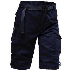 Color sólido Popular Cargo Shorts de secado rápido clásico verano diario Casual moda al aire libre pantalones cortos transpirables para hombres - Product Image 3