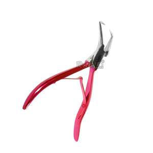Pinzas para Extensiones de Cabello de Acero Inoxidable con Acabado Satinado, Punta Redondeada para Remover Anillos, Eslabones y Cuentas, Uso Comercial - Product Image 1