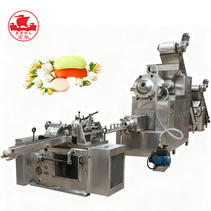 Machine automatique de fabrication de savon solide de petite taille 100-300 kg/h pour la lessive et l'hôtellerie, ligne de production de savon en barre biologique antiseptique pour les soins de la peau - Product Image 2