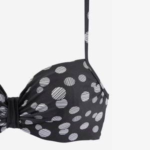 Conjunto de bikini triangular de moda para mujer, venta al por mayor, personalizado, sexy, push-up, con banda frontal, el más vendido, con aros, negro, MOQ bajo, secado rápido - Product Image 5