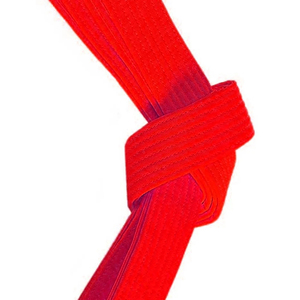 Nouvelles ceintures de karaté en coton 100% personnalisées en gros, ceintures de karaté ajustables unisexes pour hommes et femmes, couleur et taille personnalisées - Product Image 2