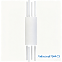Punto de Acceso WiFi 6 para Exteriores Air Engine 8760R-X1, 5.95Gbps, 10GE SFP+, IP68, AP Inalámbrico Industrial Empresarial con Antenas Externas