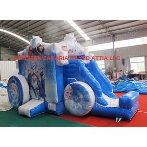 Castillo inflable de PVC con tobogán de 0,55 mm, temática de princesa, para interiores y exteriores, casa de juegos para niños, calidad comercial, en stock. - Product Image 2
