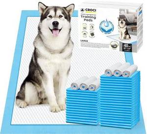 60*60 Tapis absorbant pour chien en bambou, jetable, pour l'apprentissage de la propreté - Product Image 1