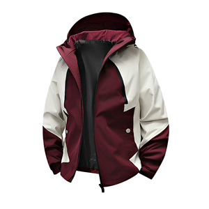 Personalizada Otoño Senderismo Cortavientos Hombres y Mujeres Deportes al aire libre Escalada Chaqueta con capucha - Product Image 3