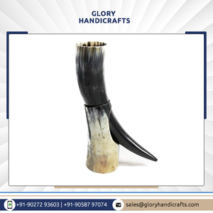 Tazas de cerveza de cerámica de cuerno vikingo artesanales ecológicas más vendidas de 2024, acabado pulido Natural de la mejor calidad para - Product Image 2