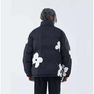 Dernière mode de haute qualité personnalisé hommes doudoune nouvelle sublimation chaud épais col montant avec longue longueur - Product Image 3