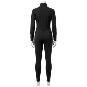 ชุดจั๊มสูทโพลีเอสเตอร์ถักกันน้ำชุดเต็มตัวสำหรับกีฬากลางแจ้งยิมชุดออกกำลังกาย - Product Image 5