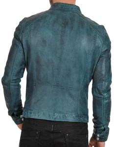 Chaqueta de Cuero Blanca para Hombre, de Moda, con Logotipo Personalizado, de Primera Calidad, Transpirable, Fabricada por OEM, Venta al por Mayor 2026 - Product Image 3
