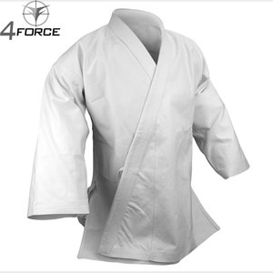 Conjuntos de Uniformes de Karate Premium para Entrenamiento y Competición, Mezcla de Algodón Reforzada, Ligeros, con Logotipo Frontal Personalizado Bordado - Product Image 2