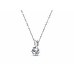 Colgante de Diamante de Diseño Clásico Genérico, 0.5 Ct, Corte Redondo Cultivado en Laboratorio, Oro de 9 KT, 14 KT, 18 KT, Joyería al por Mayor, Proveedor OEM B2B - Product Image 2
