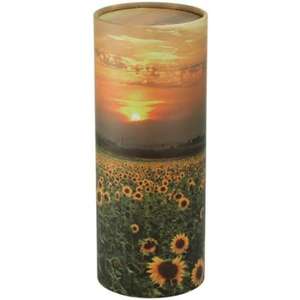 Factory <b>Funeral</b> <b>Supplies</b> Sunflower Design Paper Cremation Ashes Urn Available at Wholesale Price from India - Product Image 1