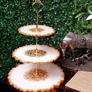 LOOK RELATED DISPLAY HANDMADE DIY 3 Tier Round Shape Fruit Tray Epoxy <b>Mold</b> Tea Tray Table Silicone <b>Mold</b> for <b>Resin</b> Arts - Product Image 4