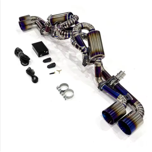 Sistema de Escape Trasero Medio de Titanio de Alta Calidad para Ferrari F430 F430 Spider 4.3 V8 2005-2009 con Controlador de Válvula Neumática - Product Image 1