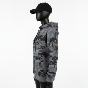 Sudadera con Capucha Completa para Mujer, de Alta Calidad, 280 GSM, Algodón y Poliéster, Felpa Suave al Tacto, Estampado Completo, Logotipo Personalizado, Sudaderas Básicas - Product Image 3