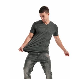 Venta al por mayor de alta calidad hombro caído camiseta de gran tamaño de marca de talla grande de impresión personalizada gráfico hombres camisetas Unisex - Product Image 5