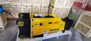 Martillo hidráulico de grasa automático SB 81A tipo caja para excavadoras de 18-26 toneladas con componente de núcleo de motor para perforación de acumulador - Product Image 2