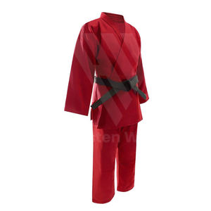 เครื่องแบบยูโดทำจากวัสดุผ้าฝ้ายทนทานดีไซน์หลายแผงปรับเอวและคอลลาร์ได้มีให้เลือกสองชุด - Product Image 2