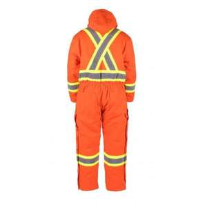 Custom Design High Visibility <b>Waterproof</b> Reflective Breathable Safety Coverall Unisex Winter <b>Working</b> Coveralls - Product Image 3