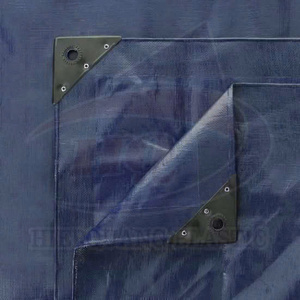 Bâche en plastique PE haute résistance bleue/orange, haute durabilité, imperméable, couverture de bâche, diverses options de couleurs et de tailles - Product Image 2