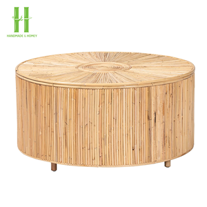 Nouvelle arrivée Table basse en rotin moderne tissée à la main Durable Écologique pour salon Vente en gros au Vietnam - Product Image 1