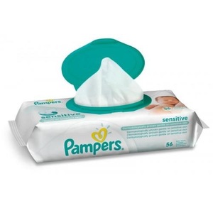 Compre Toallitas Húmedas para Bebé Pampers Sensitive, Paquete de 56 Unidades, en Línea - Product Image 5