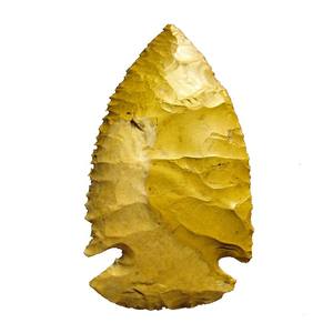 Pointe de flèche en jaspe jaune naturel, pierre naturelle, pierre précieuse, agate de guérison, pointes de flèche en cristal, guérison par le Reiki, grossiste en pointes de flèche - Product Image 1