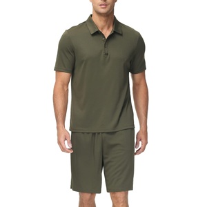 OEM venta al por Mayor de verano nueva llegada personalizada ropa deportiva para correr gimnasio chándal y corto 2 uds algodón transpirable camiseta conjunto - Product Image 2