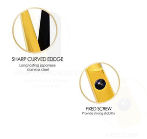 Ciseaux de coupe de cheveux professionnels de 6 pouces Ciseaux de rasoir en acier inoxydable de haute qualité pour barbiers et coiffeurs - Product Image 2