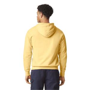Col arrondi sport hommes personnalisé à manches longues sweats pull impression plaine sweats à capuche - Product Image 2