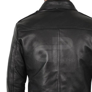 Nouveau design de vestes en cuir pour hommes en tissu PU à la mode vêtements en cuir de style hivernal vestes pour hommes - Product Image 6