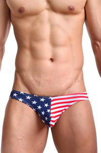 Men's Comfortable Summer Briefs Thin Style Net Yarn Knitted Underpants Close-Fit Home <b>Sports</b> <b>Underwear</b> Shorts - Product Image 5