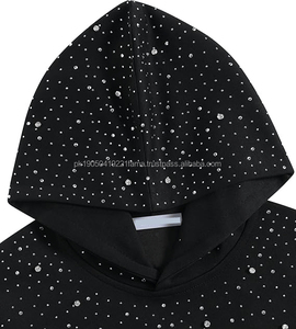 เสื้อมีฮู้ดผ้าฟลีซปักลายสำหรับผู้ชายใส่ได้ทั้งชายและหญิงฤดูหนาวดีไซน์ตามสั่งผู้ผลิตจากปากีสถานมาใหม่ - Product Image 5