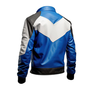 Nueva chaqueta de invierno de cuero genuino de alta calidad para hombre con cuello levantado transpirable y diseño elegante a prueba de viento - Product Image 2