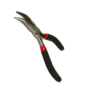 Outil d'extension de cheveux DIY Pince à pointe courbée pour micro anneaux/liens/perles Extension de cheveux personnalisée - Product Image 2