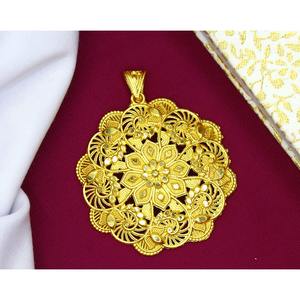 Pendant Charms Dubai <b>Indian</b> Trendy Gold Plated Pendant Jewelry <b>Set</b> Fashion Jewelry Pendant - Product Image 1