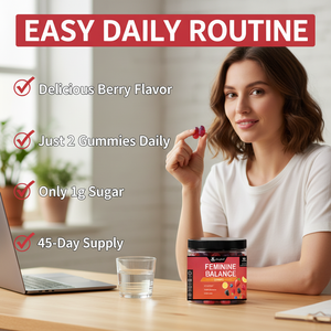 Lactobacillus <span class=keywords><strong>de</strong></span> Marca Privada OEM/ODM para la Salud Vaginal e Intestinal, Gomitas Probióticas para Mujeres - Product Image 5