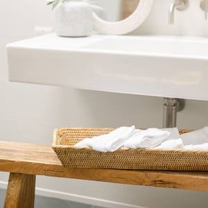 TienPhong Vietnam Vente en gros Plateau long en rotin avec poignées en arc-Organisateur de vanité et de salle de bain tissé à la main - Product Image 6