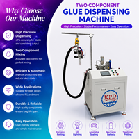 Máquina Dispensadora de Pegamento AB Semiautomática de Dos Partes, Equipo de Encapsulado de Resina Epoxi y Silicona para Luces LED, PCB, Baterías y Electrónica