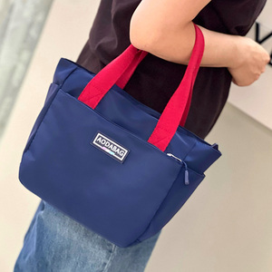 Elegante bolso de mano Oxford Unisex de gran capacidad para mujer, bolso de moda con logotipo personalizado para compras de uso diario - Product Image 4