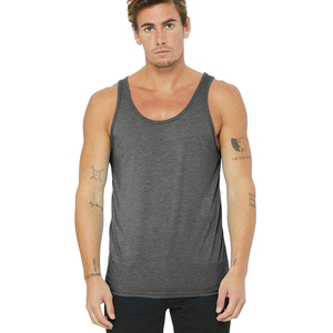 52% <b>combed</b> ringspun cotton 48% polyester Tank Top and Men Tank Top price - Product Image 2