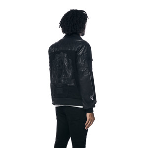 Collège en cuir manches personnalisé Baseball Jacket Letterman Varsity Vestes Hommes - Product Image 6