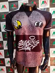 เสื้อยืดคอกลมพิมพ์ลายปลอดภัยมองเห็นได้ชัดเจนสีเขียวเหลืองแดงธรรมดาสีส้มเรืองแสง - Product Image 6