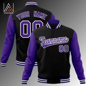 Chaqueta universitaria de alta calidad Material personalizable y fabricante directo de fábrica de color para deportes de béisbol para invierno Unisex - Product Image 4