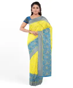 Saree sari yeni trend CORDING dizisi SAREE benzersiz kıyafet moda işlemeli iş ağır bluz ile organze üzerinde SAREES