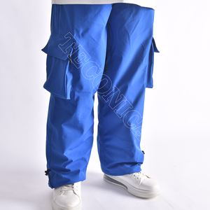 Nouveau élégant Streetwear hommes pantalons de Ski respirant multi-poches extérieur Baggy Cargo pantalon fermeture éclair unisexe jambe large coupe-vent - Product Image 4