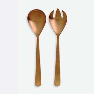 Ensemble de 80 couverts à salade élégants et individuels arc-en-ciel or platine couleurs laiton cuivre acier inoxydable outils métalliques personnalisés - Product Image 5