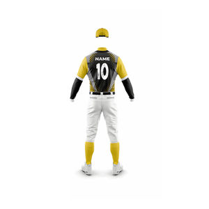 Uniforme de baseball à contraste de couleurs, best-seller, fabrication professionnelle, vêtements d'équipe, uniforme de baseball - Product Image 3